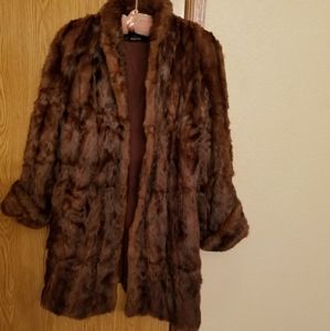 Vintage Mahogany Mink Coat